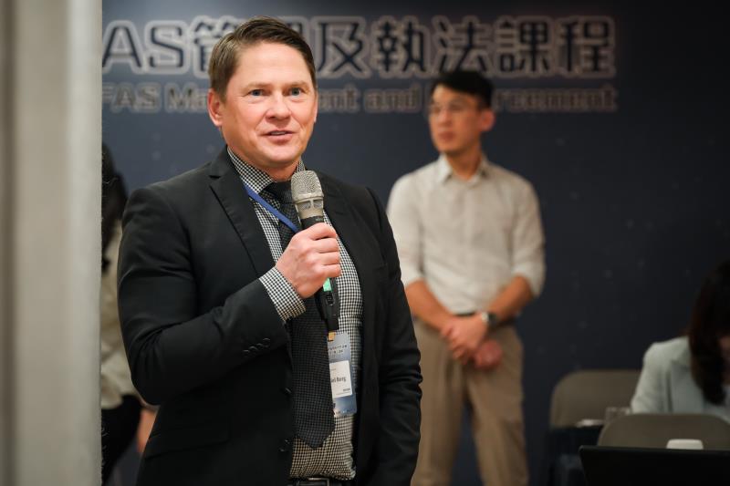 瑞典講座Daniel分享PFAS管理議題